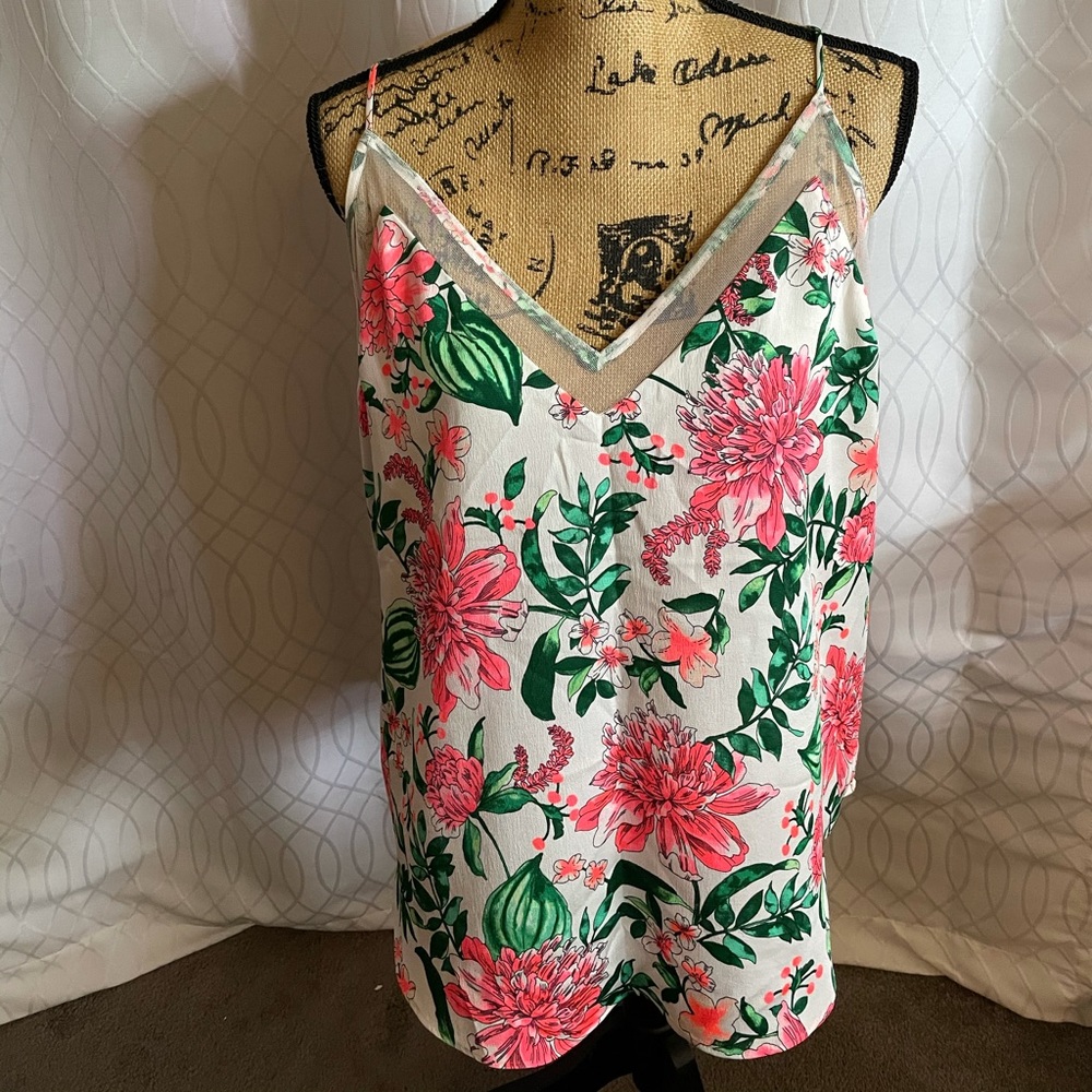 Express Floral tank SZ L